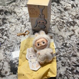 Letter A Pin for Love Labubu